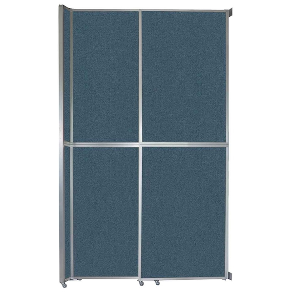 Operable Wall Sliding Room Divider 6'10" x 12'3" Caribbean Fabric